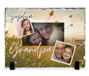 Personalized Slate with Your Favorite Photo and Heartfelt Message - Perfect for Birthdays and Anniversaries