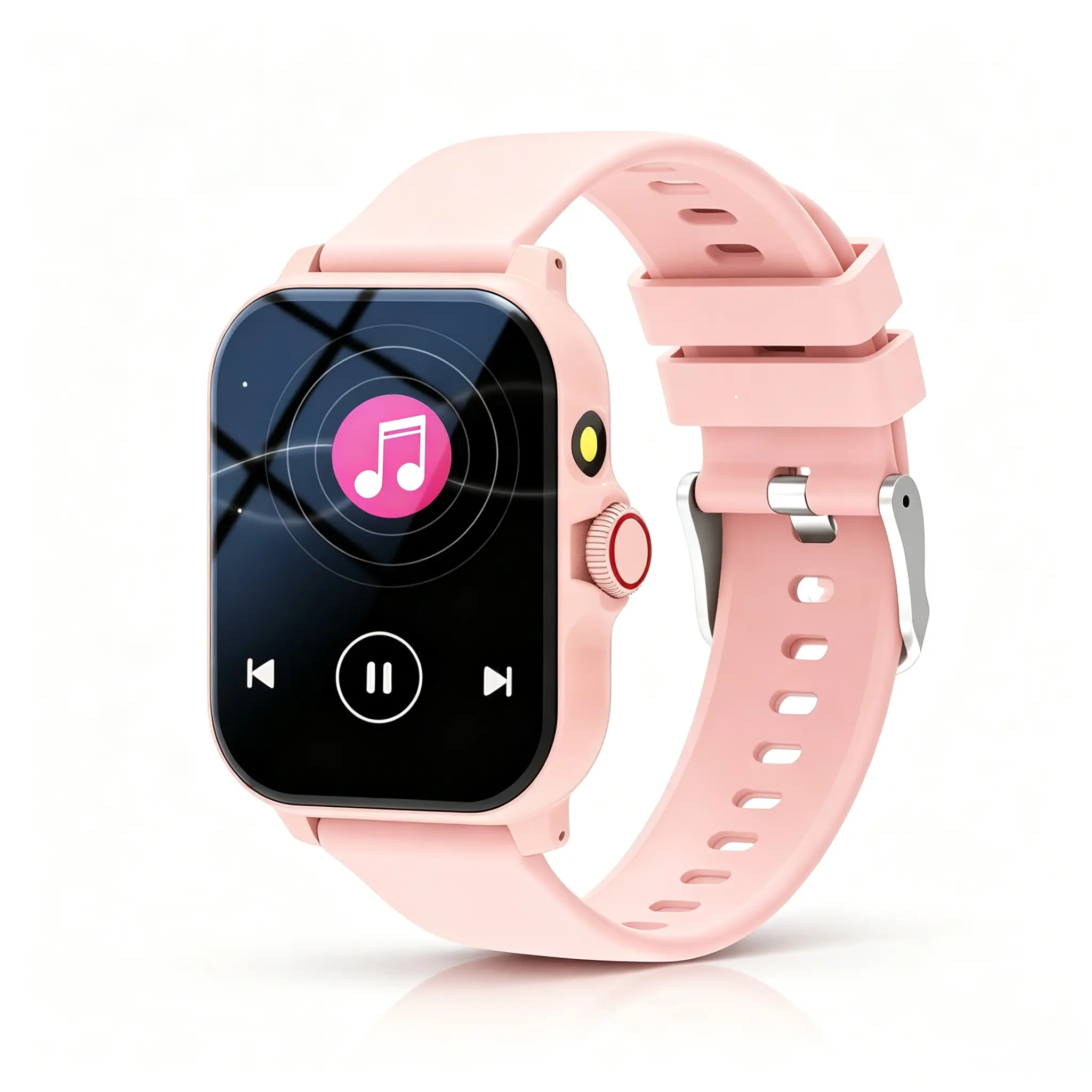 Wearable Smartwatch with Wireless Calling, Camera Control, Real-Time Weather Forecasts, Freely Switchable Multiple Sports Modes, Flashlight Feature, and Various Watch Faces to Choose From