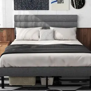 Minimalist Headboard - Modern Design for Bedroom Decor, Upholstered in Soft Fabric, Perfect for Contemporary Interiors