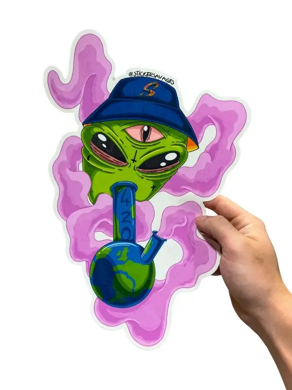 BiG Savage Alien Sticker