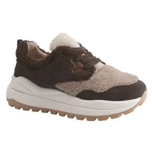 Belovely FLEECE: Shearling-Style Chunky Sneakers [FLEECE-01]