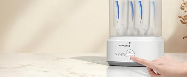 Grownsy Bottle Sterilizer and Dryer, Compact Electric Steam Baby Bottle Sterilizer, Bottle Sanitizer for Baby Bottles, Pacifiers, Pump Parts,Baby Product bottle washer./916 Grownsy Bottle Sterilizer and Dryer, Compact Electric Steam Baby Bottle Sterilizer, Bottle Sanitizer for Baby Bottles, Pacifiers, Pump Parts,Baby Product bottle washer./916