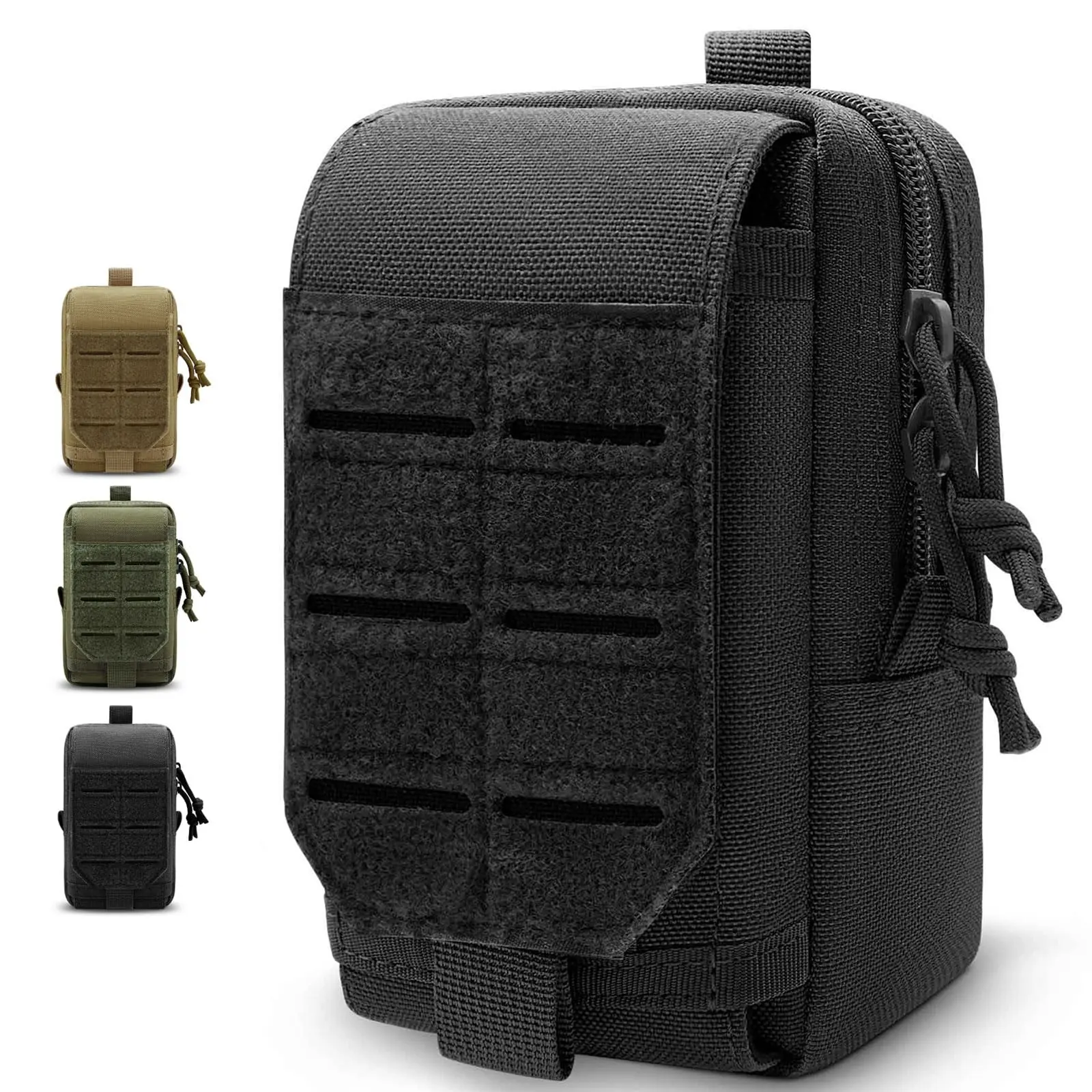 Tactical EDC Pouch, Molle Utility Pouches Gadget Organizer Phone Holder Waist Pack Smartphone Pouch Tool Holster Pocket