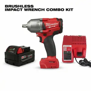 Milwaukee M18 FMTIWF12 1/2 Impact Wrench Tool with Brushless Motor and 900Nm Torque Capacity Compatible with M18 Battery System for Automotive Technicians Construction Contractors and Heavy Duty Bolting Tasks tiktokshopspringglowup