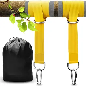 Upgraded Color Hammock Straps, 150cm Heavy-Duty Non-Elastic Suspension System, Indoor/outdoor Use, 2 Shoulder Straps & Carrying Bag