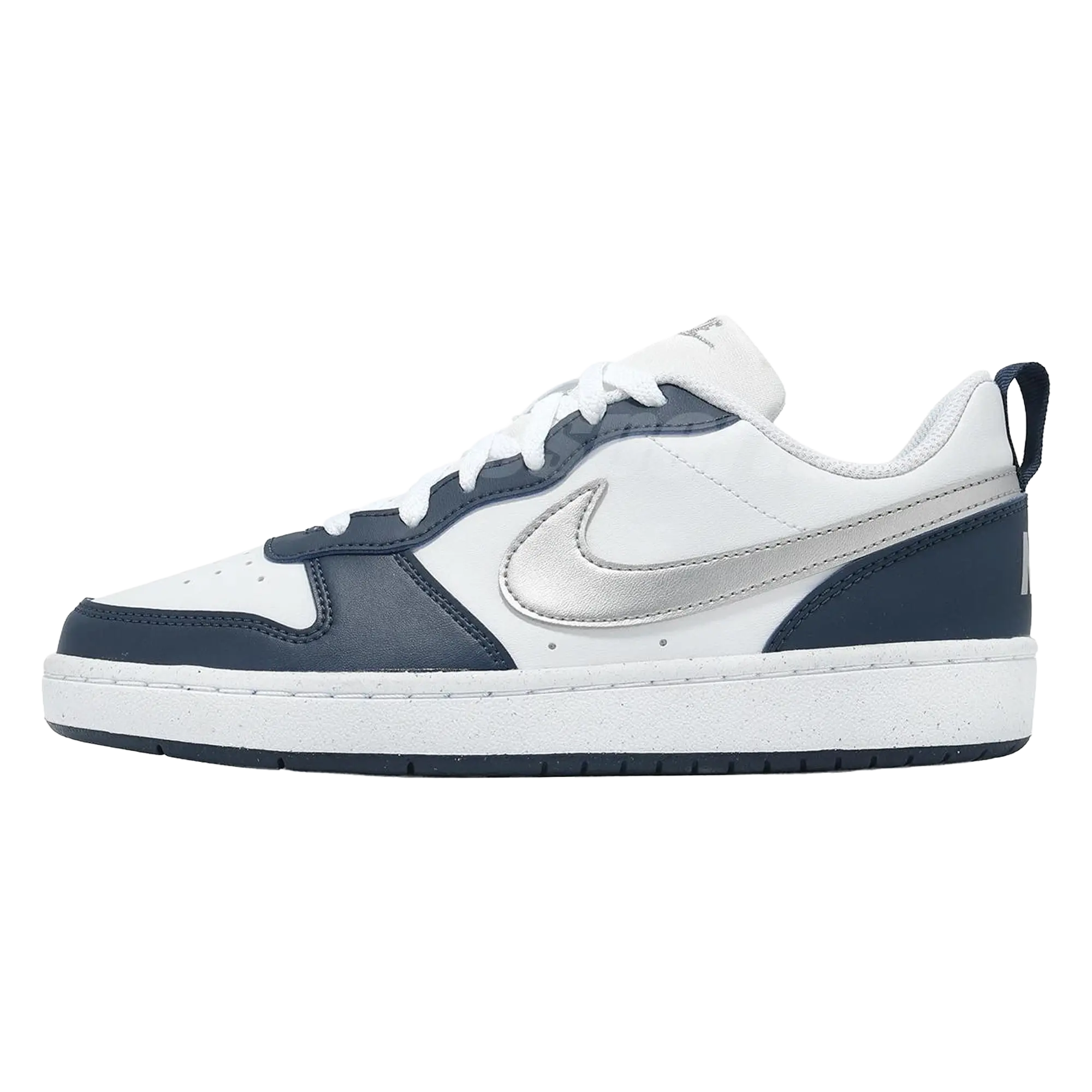 Court Borough Low Recraft GS "White / Metallic Silver" DV5456 135