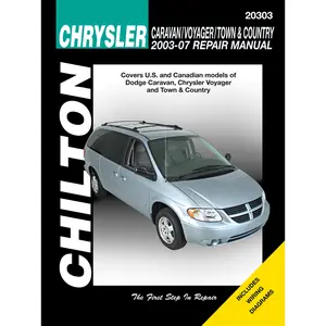 Chrysler Caravan/Voyager/Town & Country (2003-07) (exc. information specific to FWD or diesel models) Chilton Repair Manual (USA)