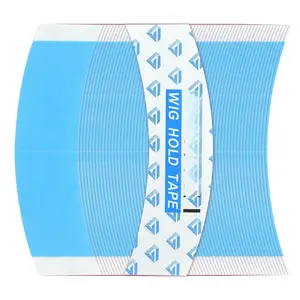 64 count Lace Wig Tape Double Sided  Lace Front Tape, Hold Adhesive for C-Shaped Hair Pieces Toupees & Hair Extensions