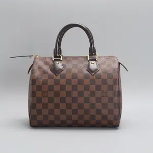 Pre-owned Louis Vuitton pvc Tote Bags Damier Speedy 25 Shoulder Bag xiaotang20260308214