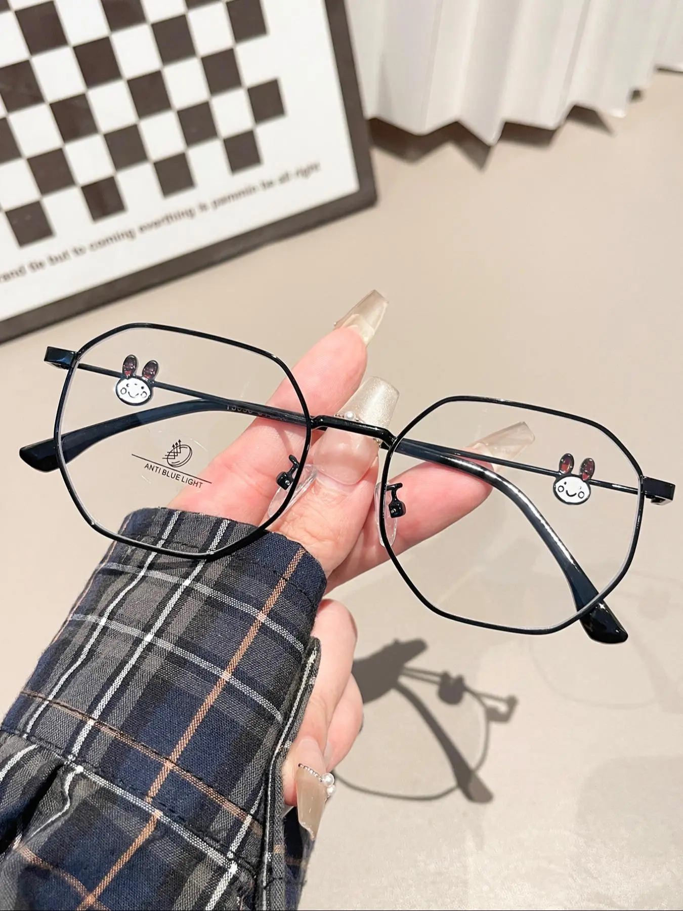 Cute Cat Eye Frame Eyeglasses, Fashion Eyeglasses for Women & Girls, Fashion Eyewear for Daily Wear, Trendy All-match & Exquisite Accessories
