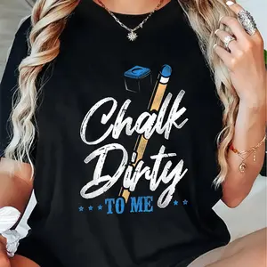100% Cotton Billiards Pool Player Ball Pun Vintage Chalk Dirty To Me T-Shirt Shirt