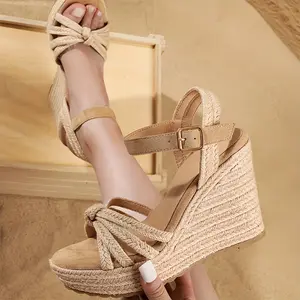 Women's Espadrille Wedge Sandals Heels Girl