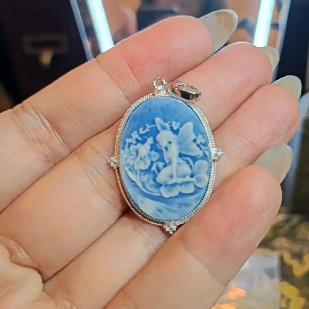 Fairy Cat Blue Silver