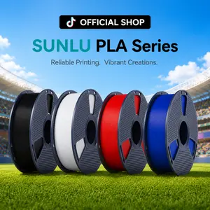 SUNLU PLA Filament 1.75mm, Vibrant Colors, Smooth & Reliable 3D Printer Filament for Models, Crafts, Prototypes, Compatible with FDM Printers