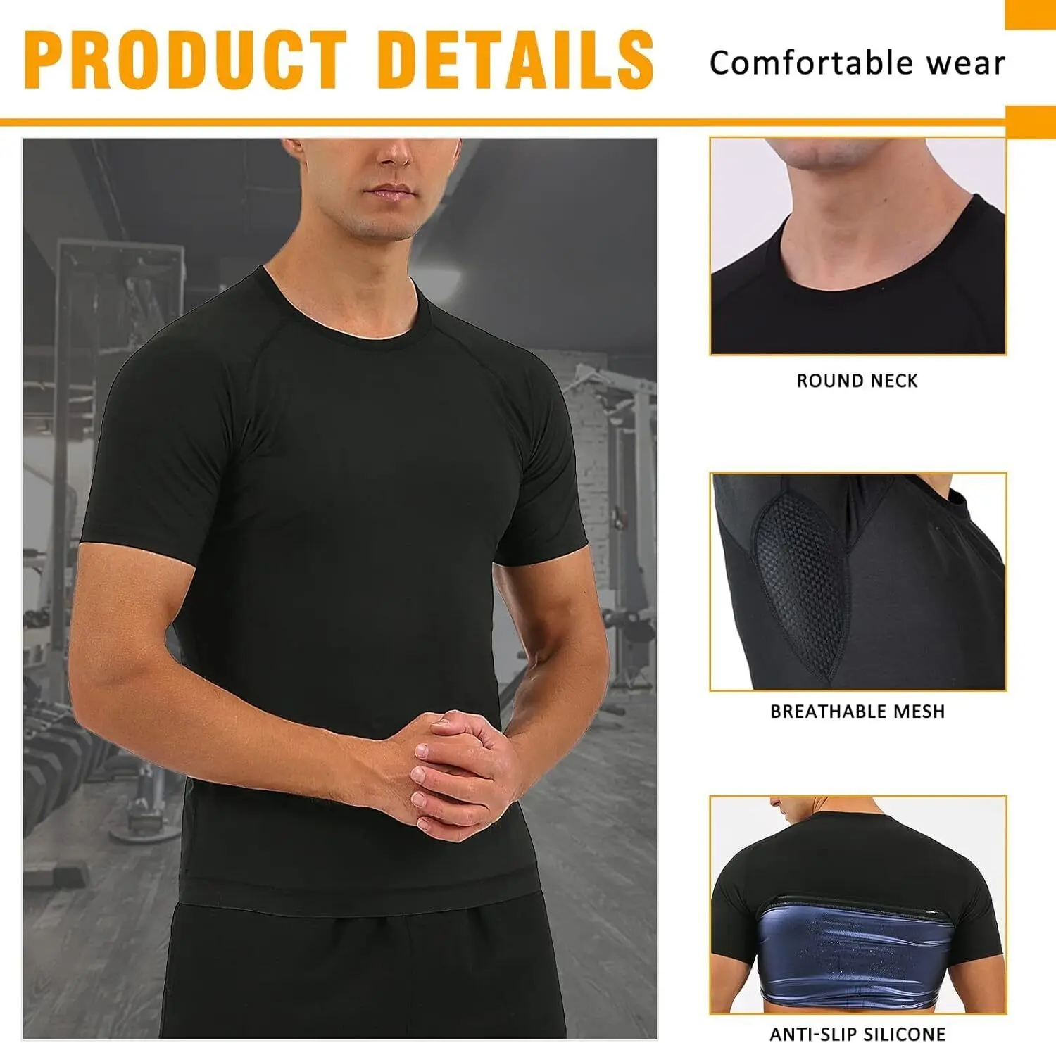 1/2/3/4 Pack Menswear Sauna Suits Fitness Vest Shirt Sweat Compression Short Sleeves Body Shaper Shapewear Workout Tank Top Sports Athletic Gym Sportswear Wetsuit 1/2/3/4 Pack Menswear Sauna Suits Fitness Vest Shirt Sweat Compression Short Sleeves Body Shaper Shapewear Workout Tank Top Sports Athletic Gym Sportswear Wetsuit