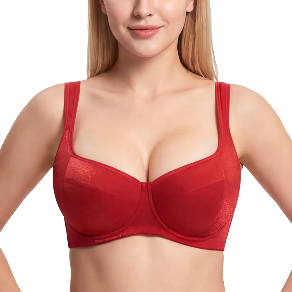 HSIA Starry Night Plus Size 4mm Lightly Padded Balconette Bra