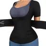 Women's Solid Zipper Sauna Top, Adjustable Velcro Short Sleeve Sauna Top, Women's Sportswear for Indoor & Outdoor Wear, Gym Performance Top, Fitness Exercise Wear, Fitness Apparel, Fitness Clothes