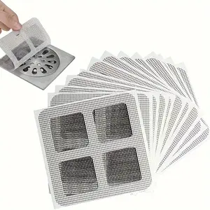 30pcs Premium Disposable Hair Catcher Stickers - Efficient Shower Drain Mesh Filters for Bathroom, Bathtub, Laundry, and Kitchen - Easy to Use, No Mess, and Convenient