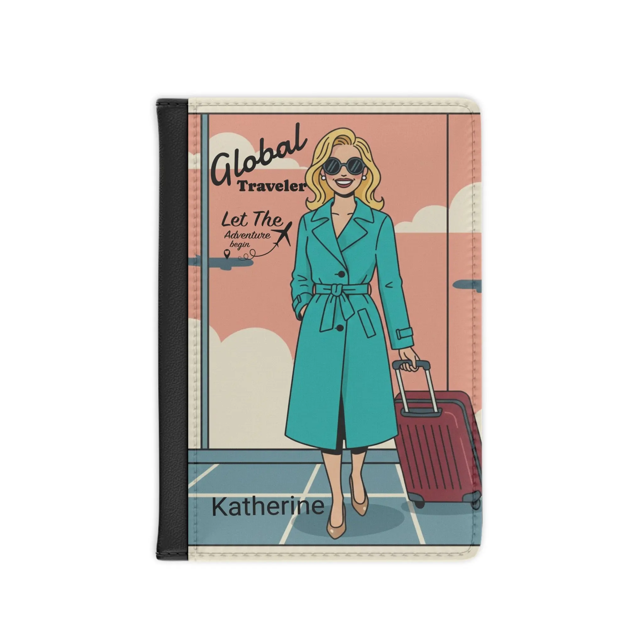 Personalized Name Passport Cover | Travel Passport Sleeve