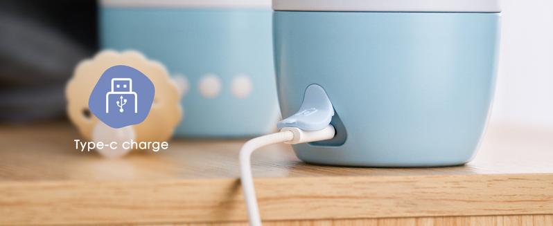 Portable Bottle Warmer - Cordless Travel Milk Warmer for Breastmilk/Formula with Precise Temperature Control and Memory Function