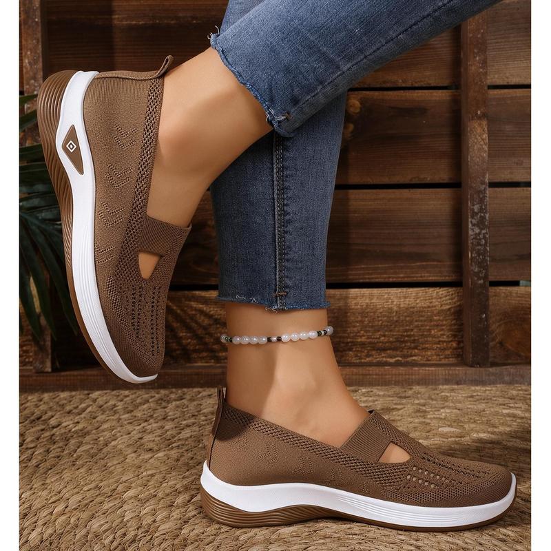 2026 Women's Fun Casual Sneakers, Breathable Mesh Slip-On Walking Shoes, Soft Cushioned PVC Sole, Stylish Everyday Footwear for Fall Winter & Halloween Daily Outfits