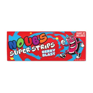 Noubs Super Sour Strips + Chamoy Dip Candy Snack Experience