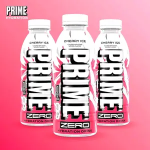 Prime Hydration 0 Sugar Sports Beverage, Cherry Ice Flavor, 16.9 fl oz Bottle