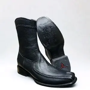 Dubai Leather Boots Leather Bota Dubia