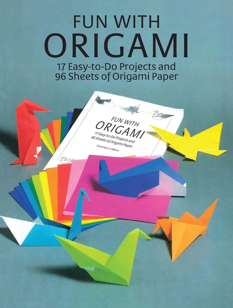 USED Book - Fun with Origami: 17 Easy-To-Do Projects and 24 Sheets of Origami Paper by Dover Publications Inc (Paperback) - english
