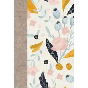 ESV Large Print Compact Bible, Red Letter (Hardcover, Spring Bloom Design)