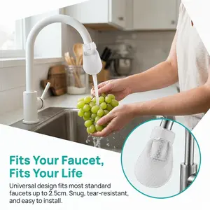 60/120Pcs Faucet filter bag for filtering tap water, spring water, rust, and impurities, universal faucet filter accessory