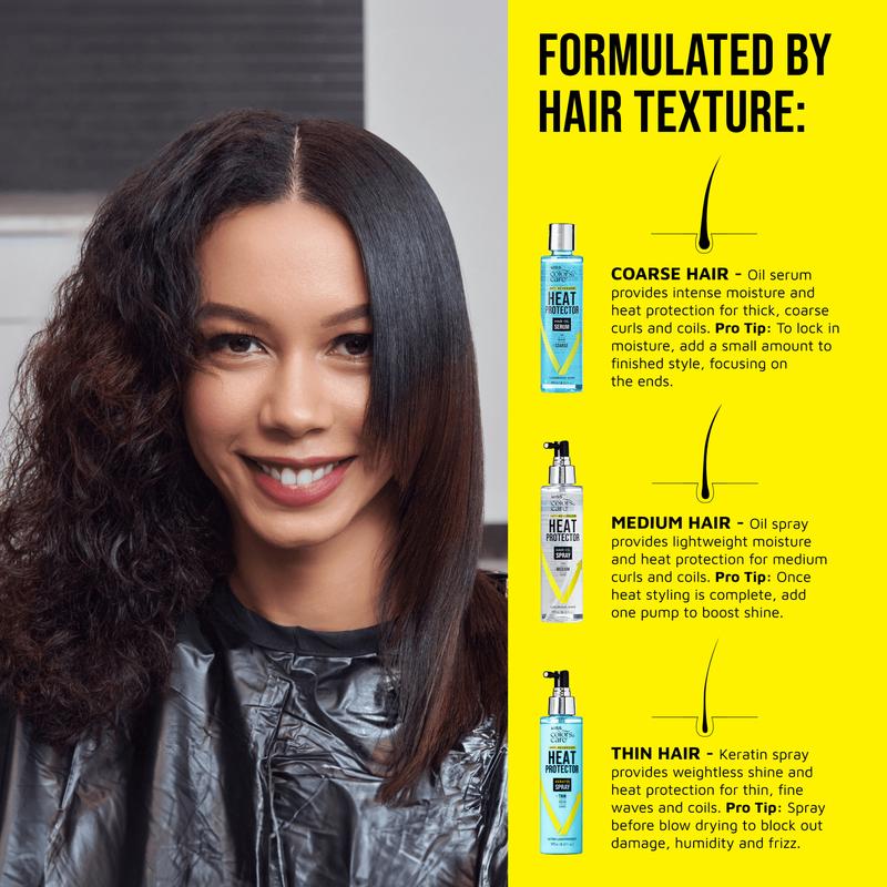 KISS Colors & Care Anti-Reversion Heat Protector Hair Oil Serum