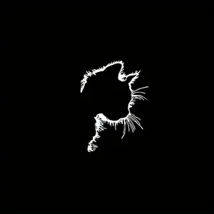 Popular cat silhouette car stickers - vinyl stickers for car laptops and cars