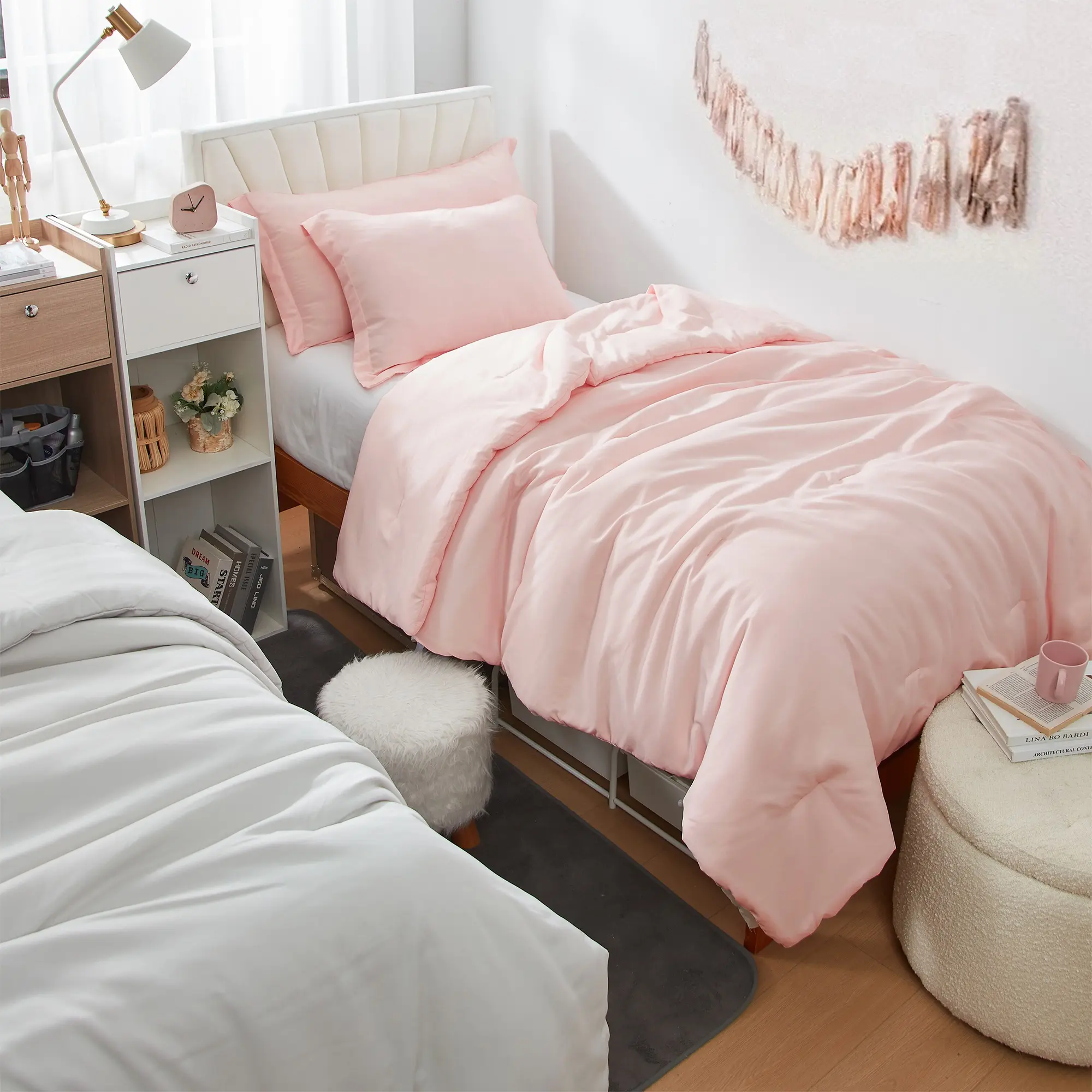 Dorm Haul - Cozy Twin XL College Comforter - Heavenly Pink