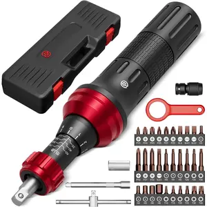 1/4" 10-70In.lb Torque  36 count Set with T-bar, Hex, Torx, and Phillips S2 Bits,Torque Wrench  for Scope and ,  Mounting and  DIY