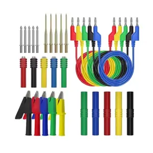Test Diagnostic and Repair Tools Banana Plug Silicone Test Leads Kit for Multimeter