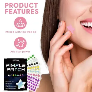 840 Pcs Acne Patch, Gentle Non-Irritating, Cover Imperfections, Multi-Color Star Shape, Daily Face Use, Essential Skincare, Perfect for All Skin Types
