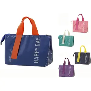 Insulated Lunch Bags for Women/Men/Adult Simple Bento Cooler Bag Lunch Tote Bag for Picnic Working Hiking Beach