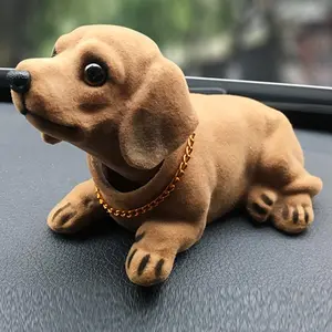 2026 Cute Shaking Head Dog Bobblehead | Adorable Spotted Puppy Car Dashboard Decor, Desktop & Home Figurine, Stress Relief Gift for Pet Lovers