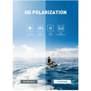 Outdoor sports half-frame sunglasses for men cycling running fishing sunglasses