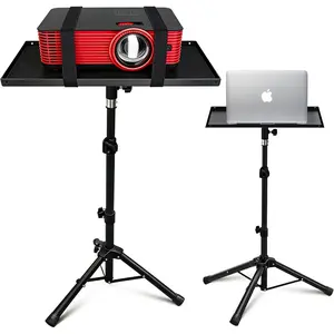 Projector Stand pod, Adjustable Height 26 to 51.5 Inch Laptop pod Stand, Heavy Duty Projector Holder, Portable Outdoor Projector Stand for Outdoor Movies,  and Office