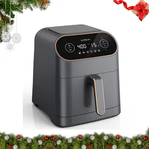 Ultrean Air Fryer, 9 Quart 6-in-1 Electric Hot XL Air Fryer Oven Oilless Cooker, Large Family Size LCD Touch Control Panel and Nonstick Basket, ETL Certified, 1750W