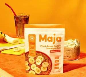Maja Gluten-Free Banana Bread Overnight Oats (Single Serve Pouches)