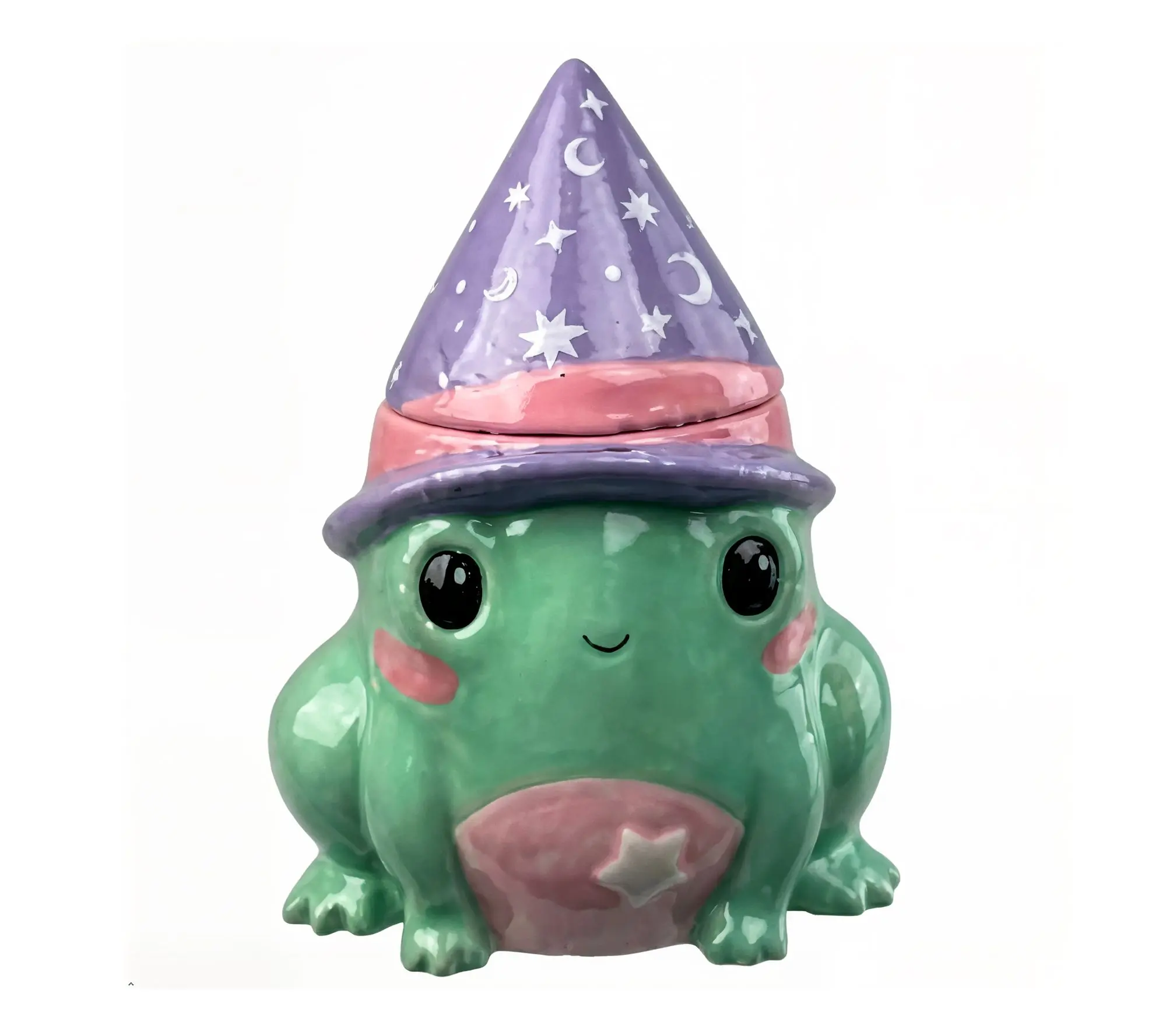 10 Strawberry Street Halloween Frog Wizard Canister