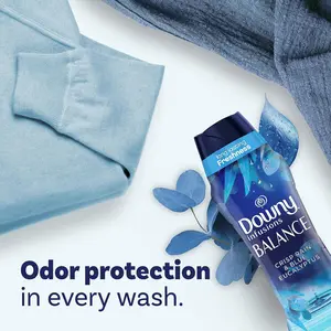 Infusions In-Wash Laundry Scent Booster Beads, BALANCE, Crisp Rain and Blue Eucalyptus, 24 oz