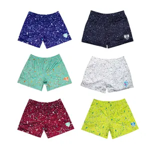 Baseball Lifestyle 101 Splatter Mesh Shorts - 5 Premium Lightweight Breathable Athletic Shorts for Youth, Men's Summer Activewear for Baseball Training, Gym