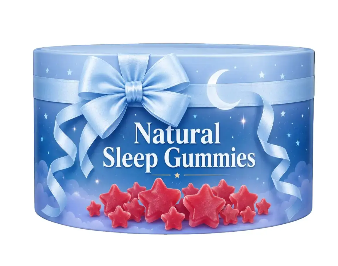 Natural Sleep Gummies，Sweet Strawberry - 60 Gummies