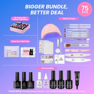 【Exclusive to TikTok】Beetles Gel Polish Deals Box Manicure Kit, Starter Kit DIY Nails Art Gift for girl Gift for woman gel x nails  salon nails at home Cutics Easter Nail Designs Spring FloralNails VacationNails newyearnewme valentinesday