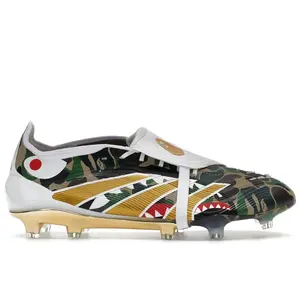 adidas Predator Elite Foldover Tongue FG Bape Green Camo (men) by StockX
