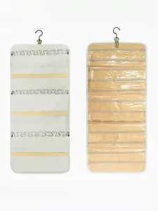 Jewelry Necklace Hanging Storage Bag, Decorative Wall-Mounted Jewelry Organizer, Door-Back Mounted Accessory Holder